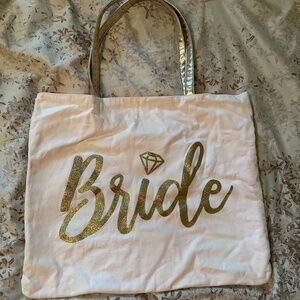 Reversible Bride and MRS tote
